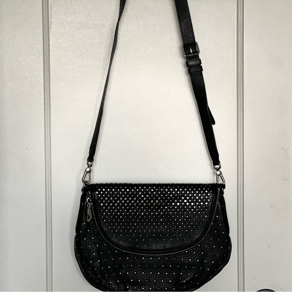 Marc by Marc Jacob’s Natasha Studded Black Crossbody Purse